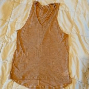 Athleta cross back sheer tank women's medium